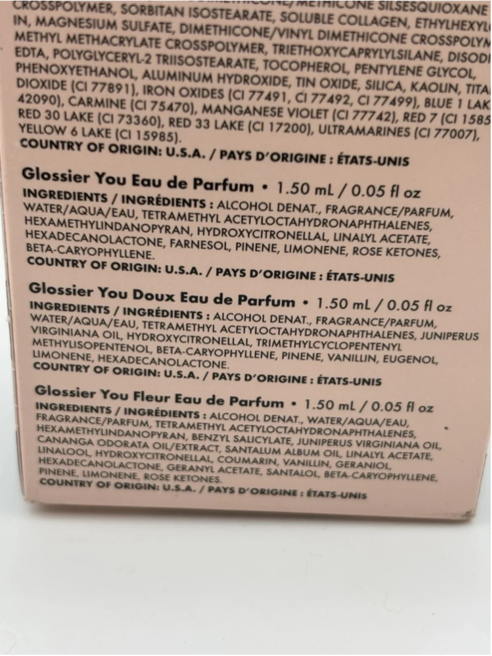 Glossier Beauty Insider Set Cloud Paint Puff + You Minis NEW